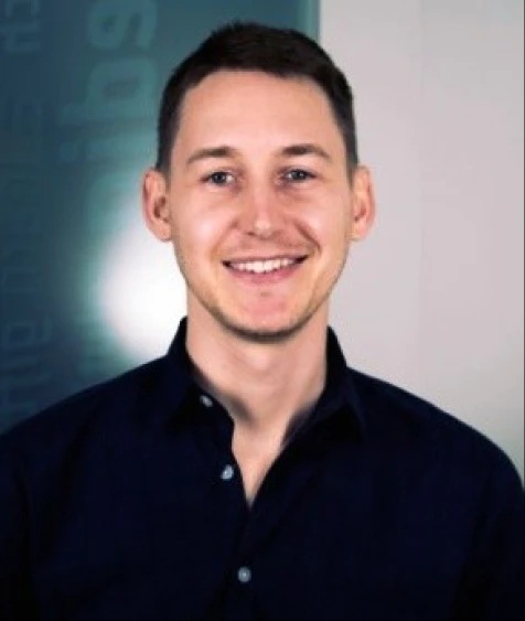 Man wearing a black shirt. Man wearing a black shirt.